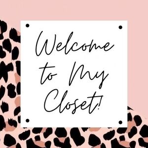 Leopard Print Welcome Sign